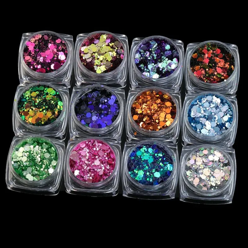 PET glitter — XUCAI physical material samples