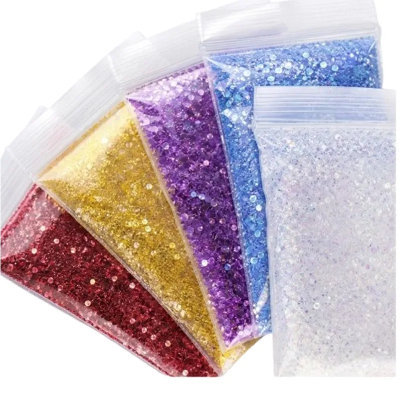 XUCAI material samples in clear resealable bags